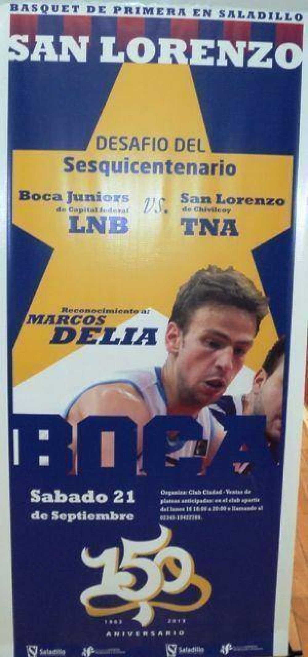 Boca vs San Lorenzo de Chivilcoy en homenaje a Marcos Del�a