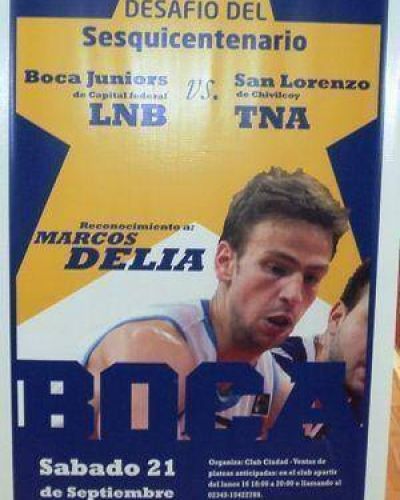 Boca vs San Lorenzo de Chivilcoy en homenaje a Marcos Del�a