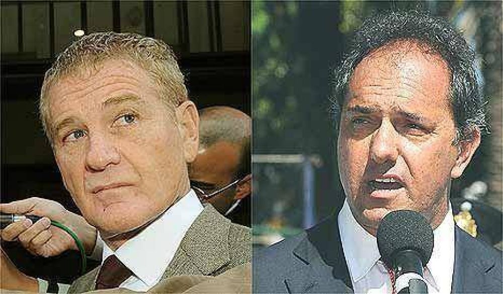 Scioli y De Narv�ez se sacan chispas por el voto peronista en Buenos Aires