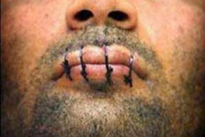 Ins�lito: Un preso se volvi� a coser la boca en Choele Choel