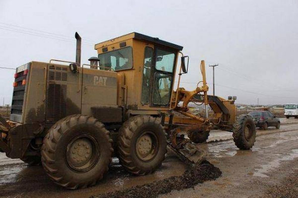 Contin�an con las tareas de mantenimiento de las arterias en Margen Sur