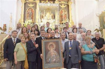 Rafaelinos presentes en la fiesta patronal de Carcabuey