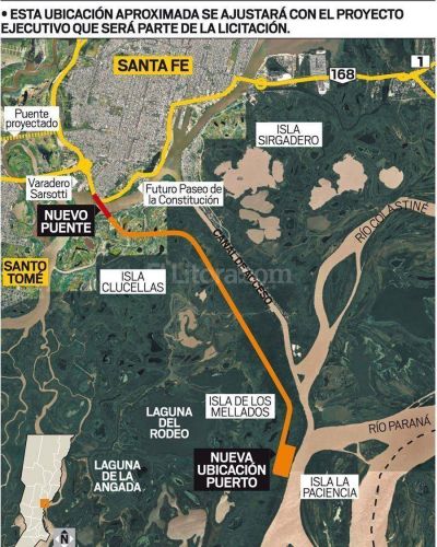 Actualizan el presupuesto para el puente hacia el nuevo puerto