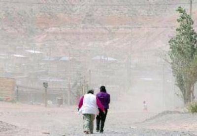 Alerta vigente por vientos intensos para la Patagonia