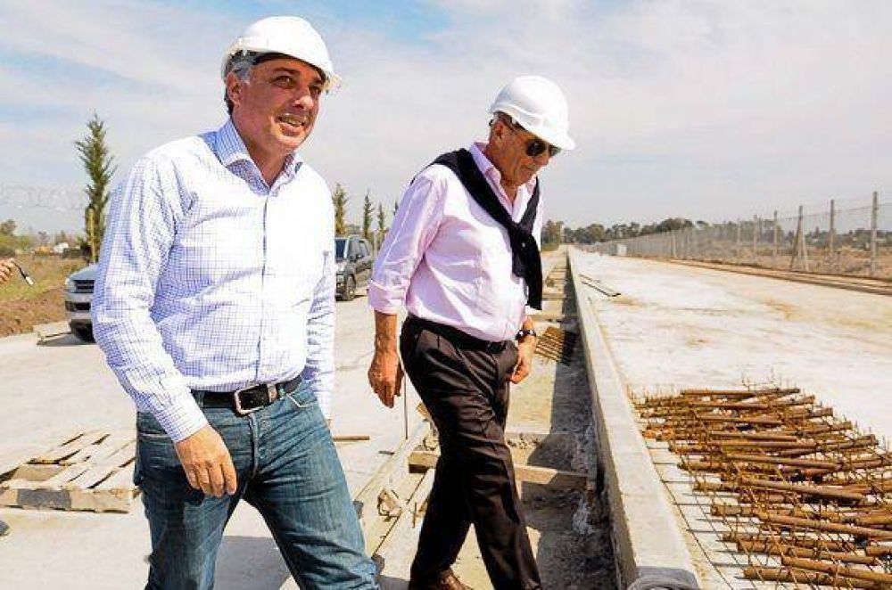 Tigre: Julio Zamora recorri� el avance de obras de un gran complejo log�stico