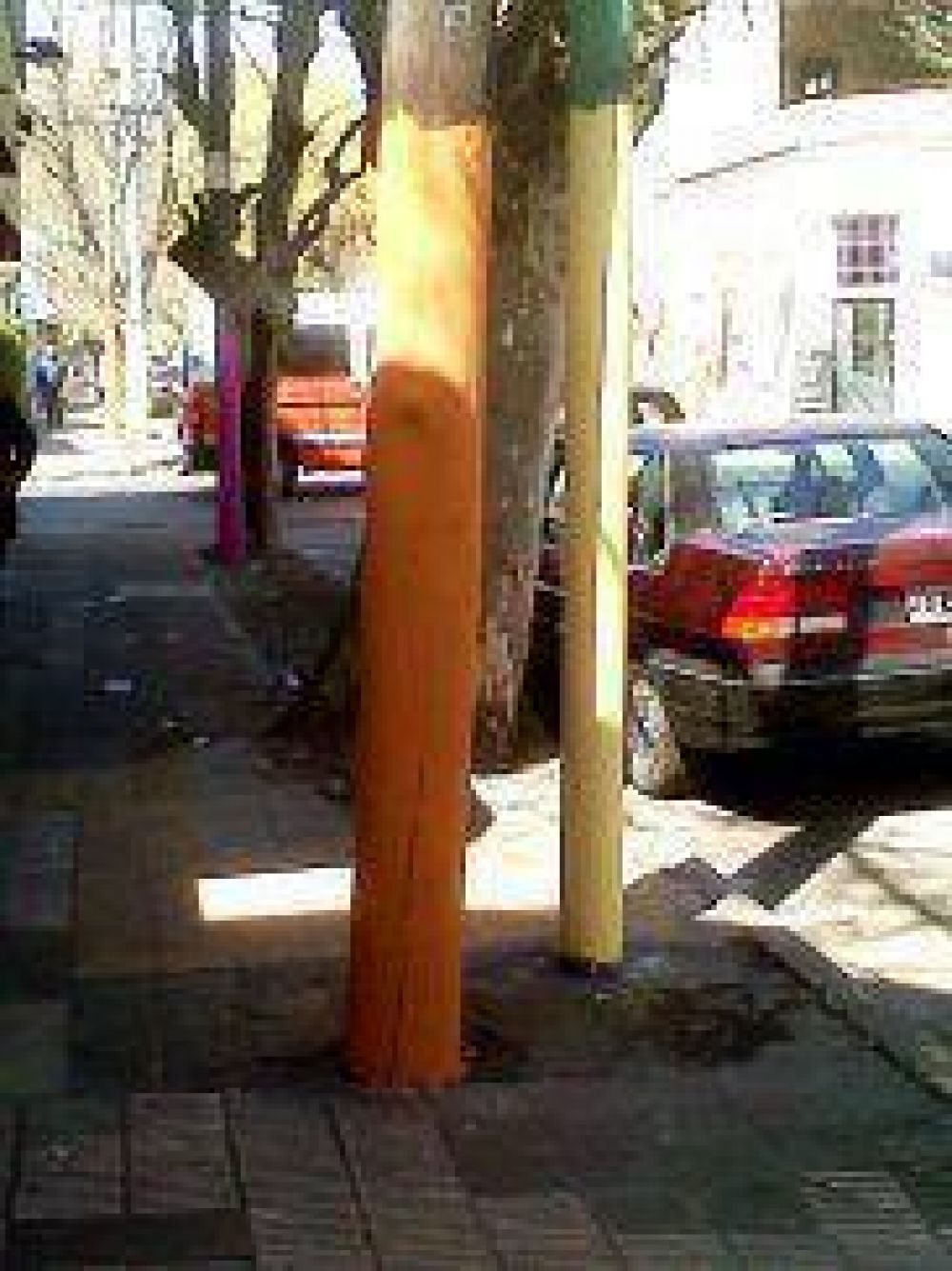 �Una ciudad embellecida o desperdicio de pintura?
