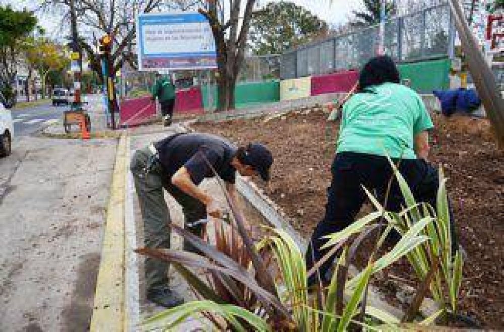 Limpiaron la zona de la estaci�n de Don Bosco
