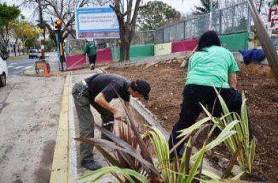 Limpiaron la zona de la estaci�n de Don Bosco