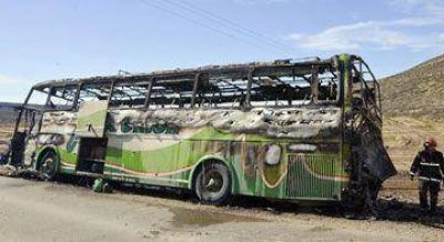 Se incendi� colectivo
