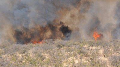 M�s de 130 evacuados por los incendios en Calamuchita