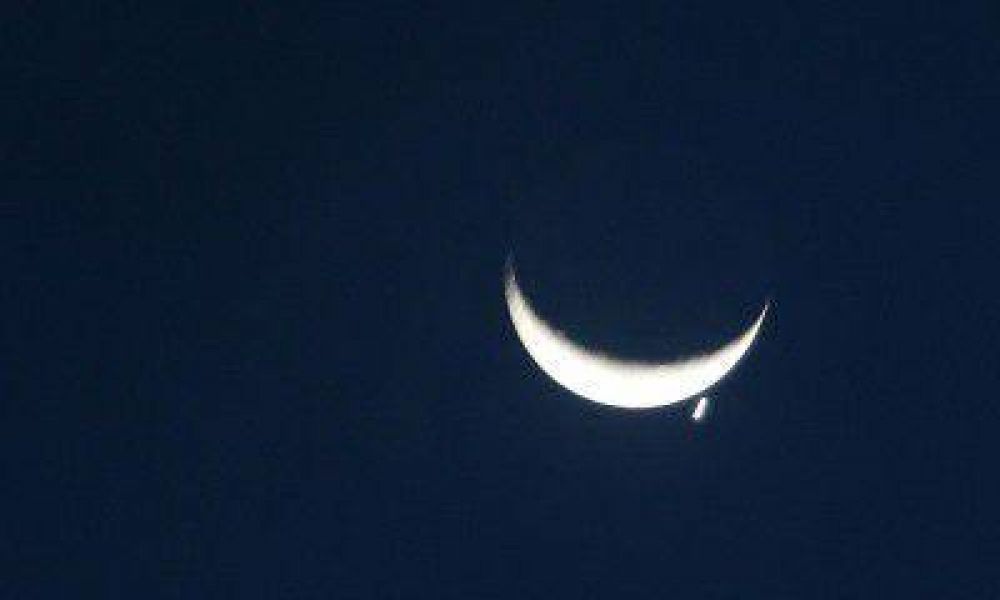 En el cielo mendocino se pudo observar como la Luna oculta a Venus