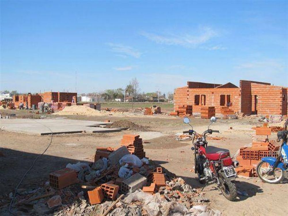 Avanzan a buen ritmo las viviendas sociales del programa �Techo digno�