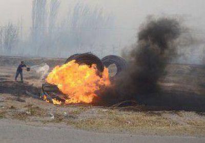 Destrozos y un muerto por el viento 