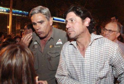 En la marcha por el crimen de Prado Osvaldo Quiroga acus� a P�rez de ser un "mentiroso"