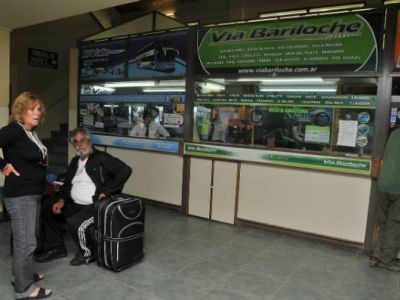 Pasajeros varados en la Terminal de Bariloche