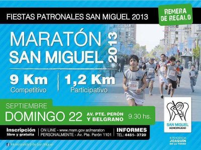 Fiestas Patronales: Marat�n San Miguel