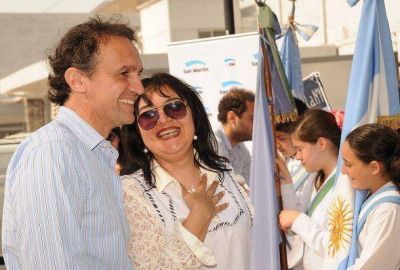 San Martin: Katopodis present� la puesta en valor de la Plaza del Maestro