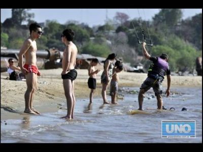 En Paran� se vive el final del invierno como un aut�ntico verano