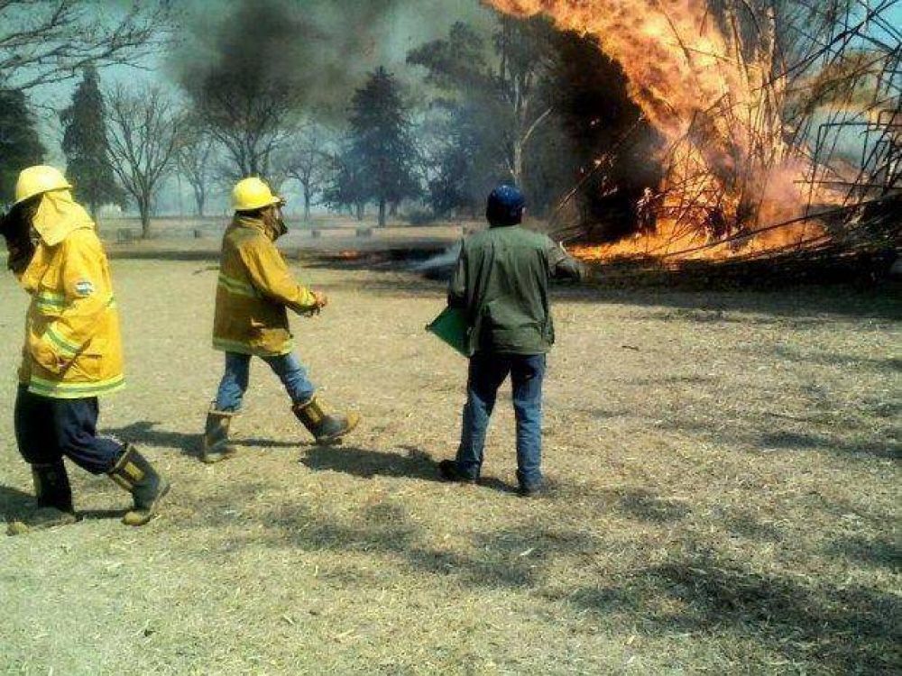 Dram�ticos incendios en el norte de la provincia