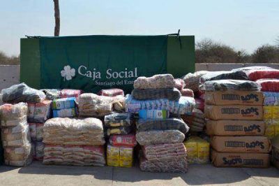 La Caja Social entreg� una tonelada de alimentos a una escuela del interior