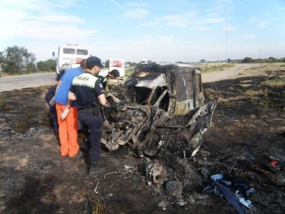 Accidente fatal en la Autopista de las Serran�as Puntanas, a�n no identificaron a la v�ctima