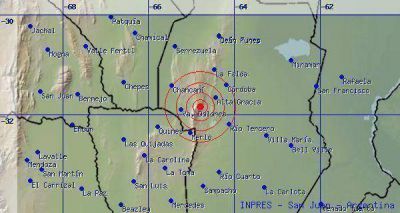 Un fuerte temblor se sinti� en varias ciudades de C�rdoba y San Luis