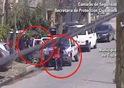 Delincuentes caen por las c�maras de Tigre tras violento robo con arma