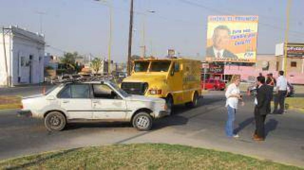 Choque con da�os materiales