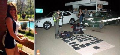 La Chaque�a Mar�a Masso qued� detenida por transportar 30 kilos de marihuana