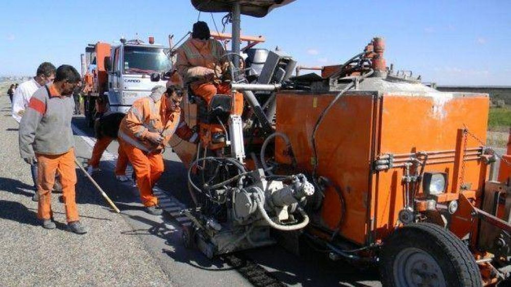 Se iniciarion tareas de se�alamiento en la Ruta NN�3