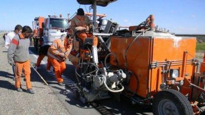 Se iniciarion tareas de se�alamiento en la Ruta NN�3