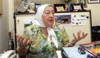 Hebe de Bonafini: "En el Gobierno hay gente muy desagradable"