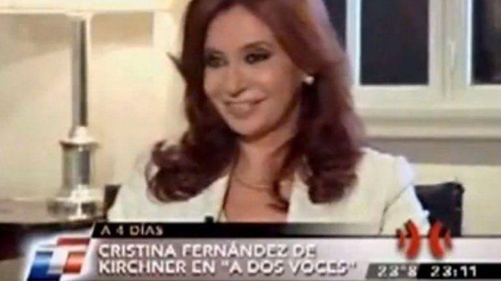 Las �ltimas entrevistas concedidas por Cristina Kirchner