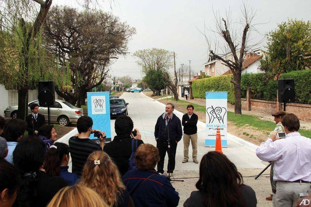 Se complet� la pavimentaci�n de la calle Jos� Mar�a Paz