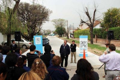Se complet� la pavimentaci�n de la calle Jos� Mar�a Paz