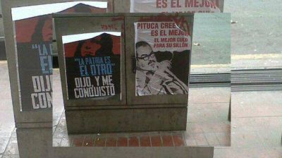 La C�mpora empapel� Mendoza con frases del Indio Solari