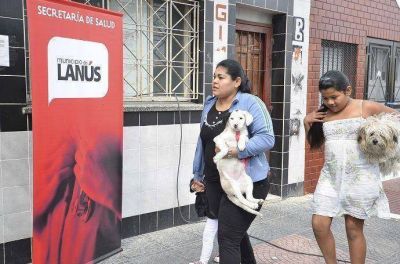 Lan�s: nueva jornada de vacunaci�n y castraci�n en Villa Diamante