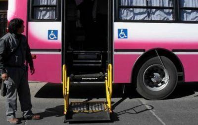 Llegan colectivos nuevos para discapacitados
