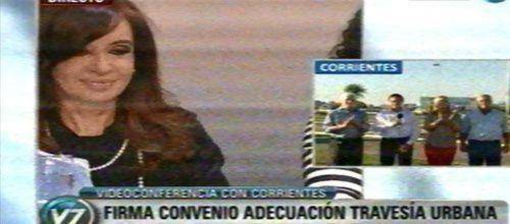 La obra anunciada por Cristina para Corrientes no figura en el Presupuesto