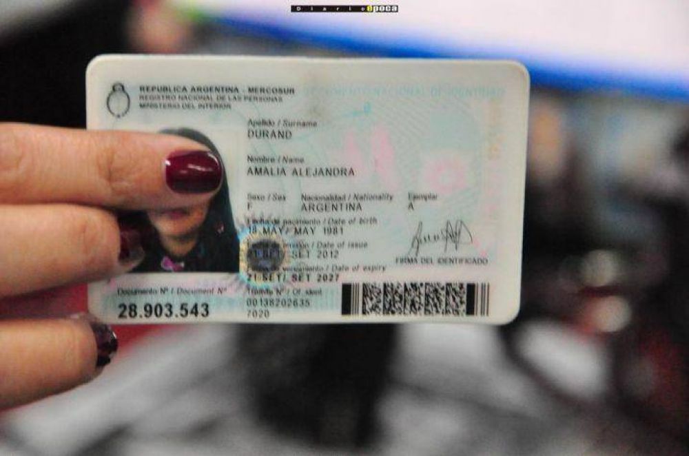 El Registro Civil trabajar� hoy y ma�ana para que retiren DNI