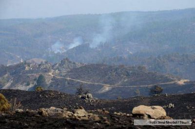 Queda un solo foco activo en los Horillos, en el Valle de Traslasierra