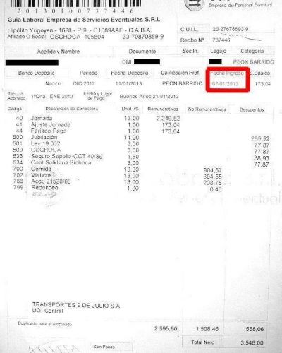 Vinculan a Pulti con Gu�a Laboral la empresa de Pablo Moyano