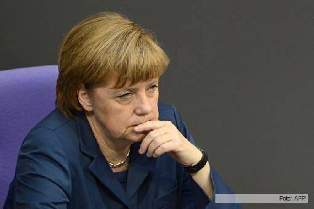 �ngela Merkel, favorita a una semana de la elecci�n alemana