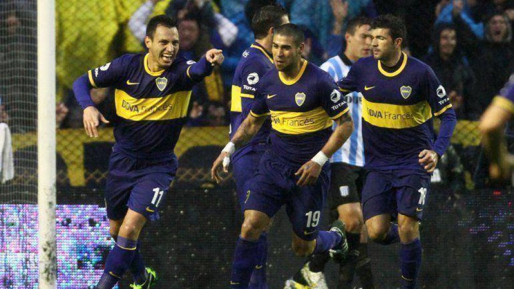 De la mano de Gago, Boca brill� ante un ap�tico Racing