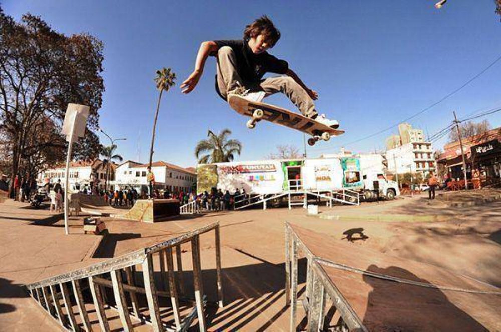 El skate team de Nike Argentina arranca hoy su gira en Jujuy
