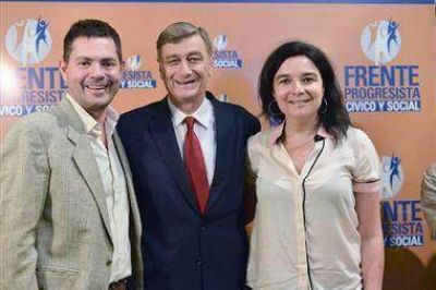 Enrico y Bottero en el lanzamiento del FPCyS
