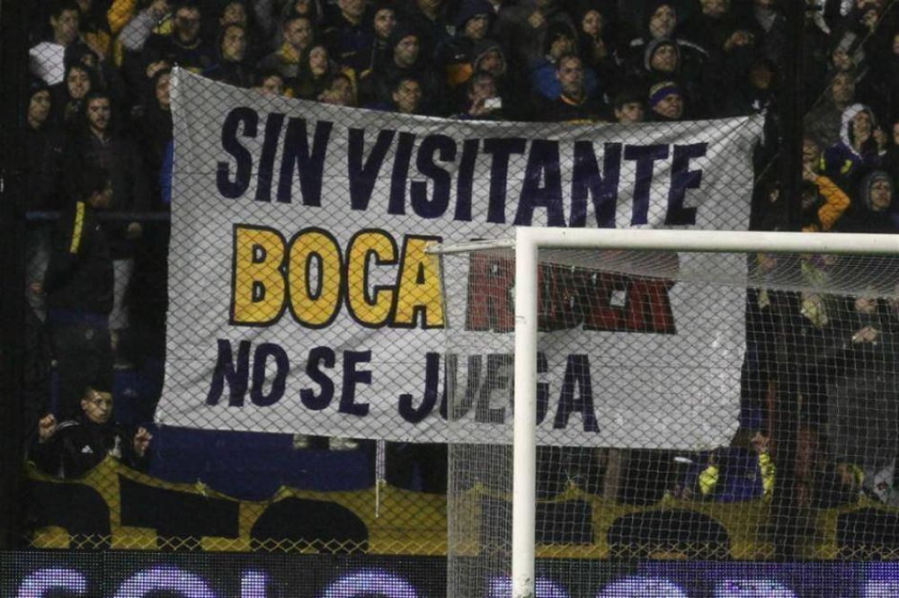 El mensaje intimidatorio de los hinchas de Boca antes del supercl�sico