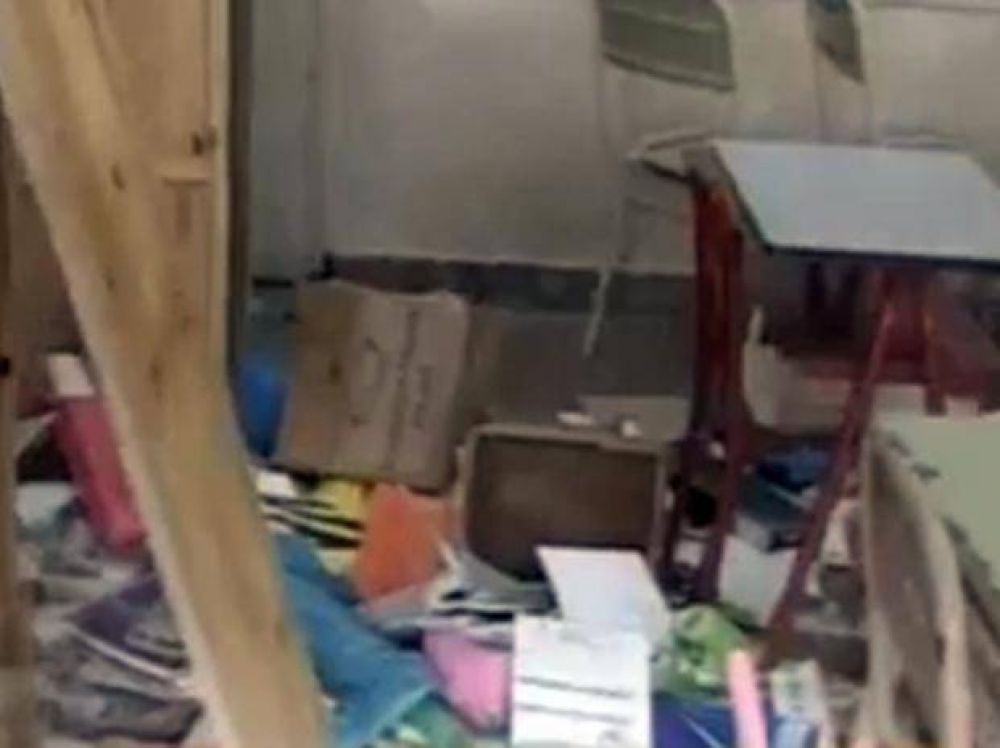 Ladrones causaron graves destrozos en una escuela primaria de barrio Ludue�a