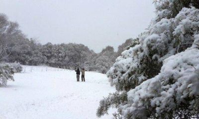 Tras el fuego, lleg� la nieve a las sierras