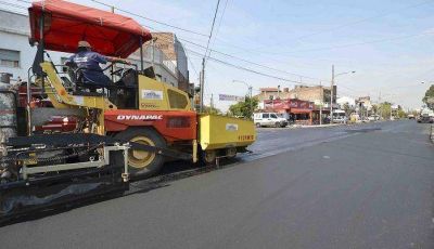 Lan�s: contin�an con el Plan Integral de Bacheo y Pavimientaci�n 2013